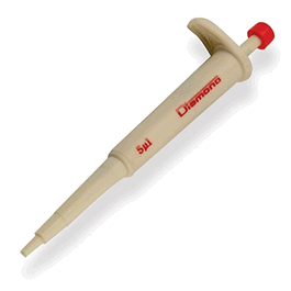 Diamond Jr. Mini Pipettors, 10 uL, Pink, Autoclavable