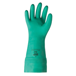 Sol-Vex 15 in. Unlined Nitrile Gloves, 22 mil., Size: 11