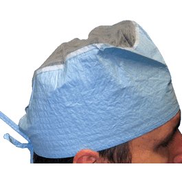 ValuMax Polypropylene Surgical Caps, Blue