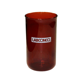 750 mL Fast-Freeze Flask Bottom, Amber Glass
