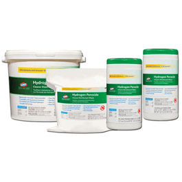 Clorox Healthcare Hydrogen Peroxide Cleaner Disinfectant Wipes Refill, 185 wipes/bag