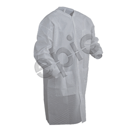 Epic SMS High Performance Frocks with Knit Wrists and Collar, 3 Pockets, White, 2XL