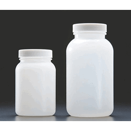 68 oz (2000 mL) HDPE Wide Mouth Jar, 100-400 mm Thread, White Closure, F217 Lined, Bulk Pack