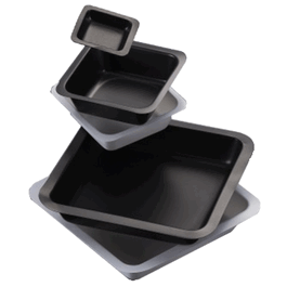 Spectrum Anti-Static Square Weigh Boats, Black, 20 mL, 45 x 45 mm
