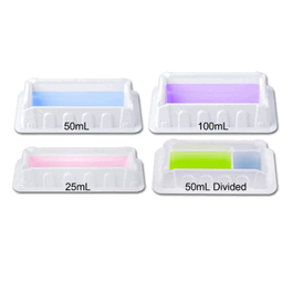 Lids for 25mL solution reservoirs, sterile, 5 per bag