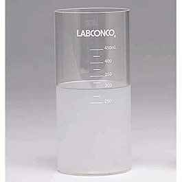 600 mL Flat Bottom Tube, to be used with Aluminum Block (Cat. No. 236-23788)