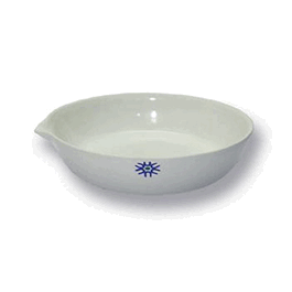 100 mL Porcelain Evaporating Dishes, Flat Form