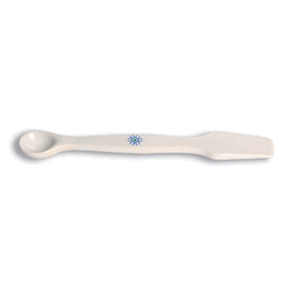100 mm long Porcelain Spatula with 0.1 mL Spoon end