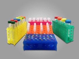 4-Way Rack (4 x 50 mL, 12 x 15 mL, 32 x 0.5/1.5/2 mL), Rainbow Pack