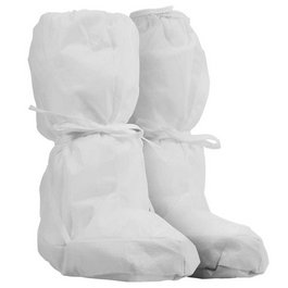 KIMTECH A5 Sterile Boot Cover, White, Small, with Edge Vinyl and Clean-Don Ties, 100 Pairs per Case
