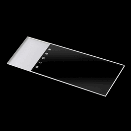 Microscope Slides, Glass, 25 x 75mm, 90 degree Ground Edges, Frosted, 1 End, 1 Side, 72/Box, 20 Boxes/Case (10 Gross)