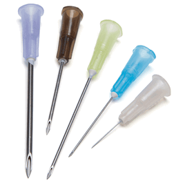 Needle, 30G x 1/2 in., Regular Bevel, Sterile, 100/bx, 10 bx/cs