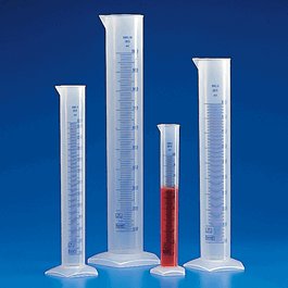 Graduated Cylinder, PP, Printed Graduations, 10 mL