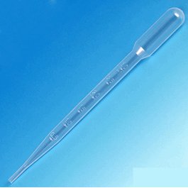 Globe Sterile 7 mL Large Bulb LDPE Transfer Pipets, Graduated to 3 mL, 160 mm, 10 pcs/pack, 10 packs/bag