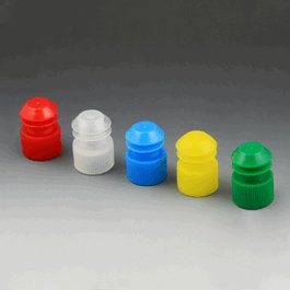 Cap, Flange Plug, 17mm, for 17mm Tubes and 15mL Centrifuge Tubes, Blue