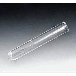 Test Tube, 16 x 100mm (12mL), PS, No Rim, 500/Bag, 4 Bags/Unit