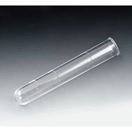 Test Tube, 16 x 100mm (12mL), PP, No Rim, 500/Bag, 4 Bags/Unit