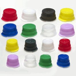 Cap, Snap, 13mm, PE, for 13mm Glass and Evacuated Tubes and 12mm Plastic Test Tubes, Blue