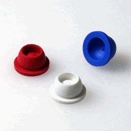 Cap, Plug, 12/13 mm, Santoprene, for Vacuum and Test Tubes, Green