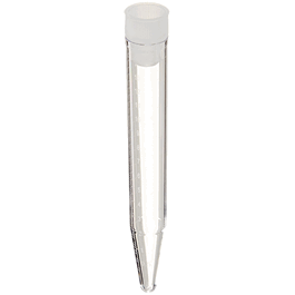 Centrifuge Tube, 15mL, PS, Molded Graduations, with Separate Natural Plug Cap
