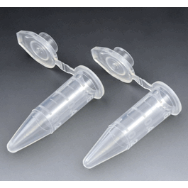 Microcentrifuge Tube, 600uL, PP, Attached Flat Top Cap, Graduated