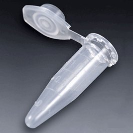 Microcentrifuge Tube, 1.5mL, PP, Attached Snap Cap, Graduated, Natural, Lot Certified: Rnase, Dnase, Pryogen, ATP and Human DNA Free