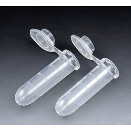 Microcentrifuge Tube, 2.0mL, PP, Attached Snap Cap, Graduated, Natural, Lot Certified: Rnase, Dnase, Pryogen, ATP and Human DNA Free