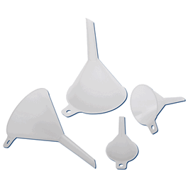 Dynalon(R) Lightweight Polypropylene Funnel Set (1 each of 50, 75, 100 and 120 mm)