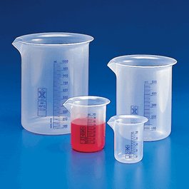 Beaker, PP, Printed Graduations, 1000mL