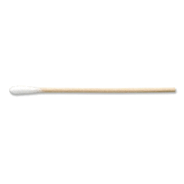 Non-Sterile Cotton-Tip Applicator with Wood Shaft, Size: 3 x 1/12 in.
