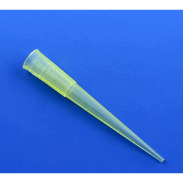 Pipette Tip, 1 - 200uL, Universal, Yellow, 200/Rack, 5 Racks/Stack Unit
