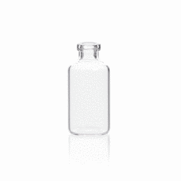 DWK Life Sciences (Kimble) 10 mL Clear Glass Serum Vial Without Closure, 10 mm, 24 x 50 mm