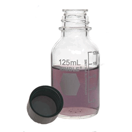 DWK Life Sciences (Kimble) 1000 mL, Black Phenolic Storage/Media Bottle with Attached PTFE-Faced White Rubber, GPI Finish 38-430
