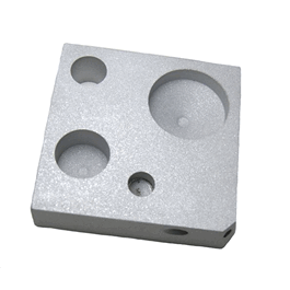 DWK Life Sciences (Kimble) Aluminum Heating Block for Standard Taper size 14/10 Kits (Solid Bottom)