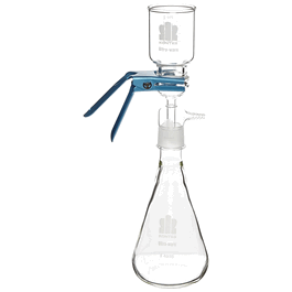 DWK Life Sciences (Kimble) 47 mm ULTRA-WARE Microfiltration Assembly with Fritted Glass Support and Ground Joint, 1000 mL Flask