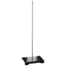 United Scientific 6 x 11 in. Two-Hole Stamped Steel Support Stand with 36 in. Rod