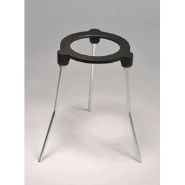 United Scientific Cast Iron Tripod Stand, 3.5 in. Ring O.D., 6 in. Height
