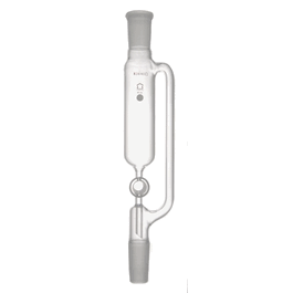 DWK Life Sciences (Kimble) 250 mL Ungraduated Addition Funnels with Pressure Equalizing Line, w/ PTFE Plug, 24/40, 345 mm length