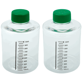Celltreat 1700cm2 Roller Bottle, Tissue Culture Treated, Printed Graduations, Vented Cap, Sterile