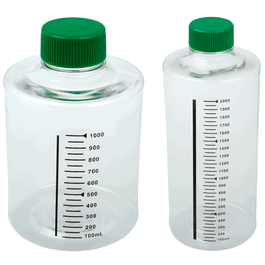 Celltreat 1000 mL Roller Bottle, Non-treated Suspension Culture, Printed Graduations, Non-Vented Cap, Sterile