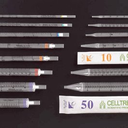 Celltreat 1 mL Serological Pipets, Individually Wrapped (Paper/Plastic) in Bags, Sterile