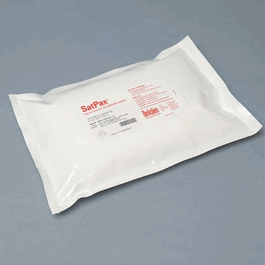 Berkshire 9 x 9 in. SatPax ValuSeal 1500 Pre-sat 6 Percent IPA Knitted Polyester Cleanroom Wipes with Laser-Cut Sealed Edge, 30 sheets/pk, 12 pks/case