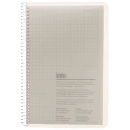 Berkshire 5.5 x 8.5 in. BCR Cleanroom Spiral Notebooks, 1/4 in. Grid, 50 sheets/notebook, 20 notebooks/case