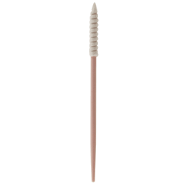 Berkshire 70 mm Lab-Tips Point Tip Foam Head ESD Swab, 4 mm wide Open Cell Foam Tip, 2.5 mm wide Polypropylene Handle