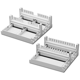 Gel Casting Stand for 10.5 x 6 cm gels, includes 2 trays and 2 combs (22/12 teeth)