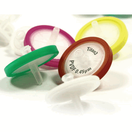 30 mm Titan3 0.45 um PVDF Syringe Filters, Red