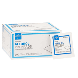 2-Ply Alcohol Prep Pad, Sterile, Large, 1.75 x 3.25 in.