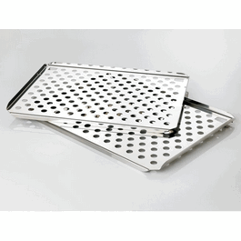 Stainless Steel Perforated Shelf for General Protocol / Advanced Protocol Security 400 L, includes 2 shelf supports; 20.79 x 19.61 in.