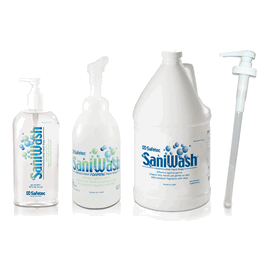 SaniWash Antimicrobial Handsoap with PCMX, 1 gal. Refill Bottle