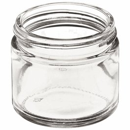 8 oz, 250m L Short Wide Mouth Clear Jar, 70-400 mm Thread